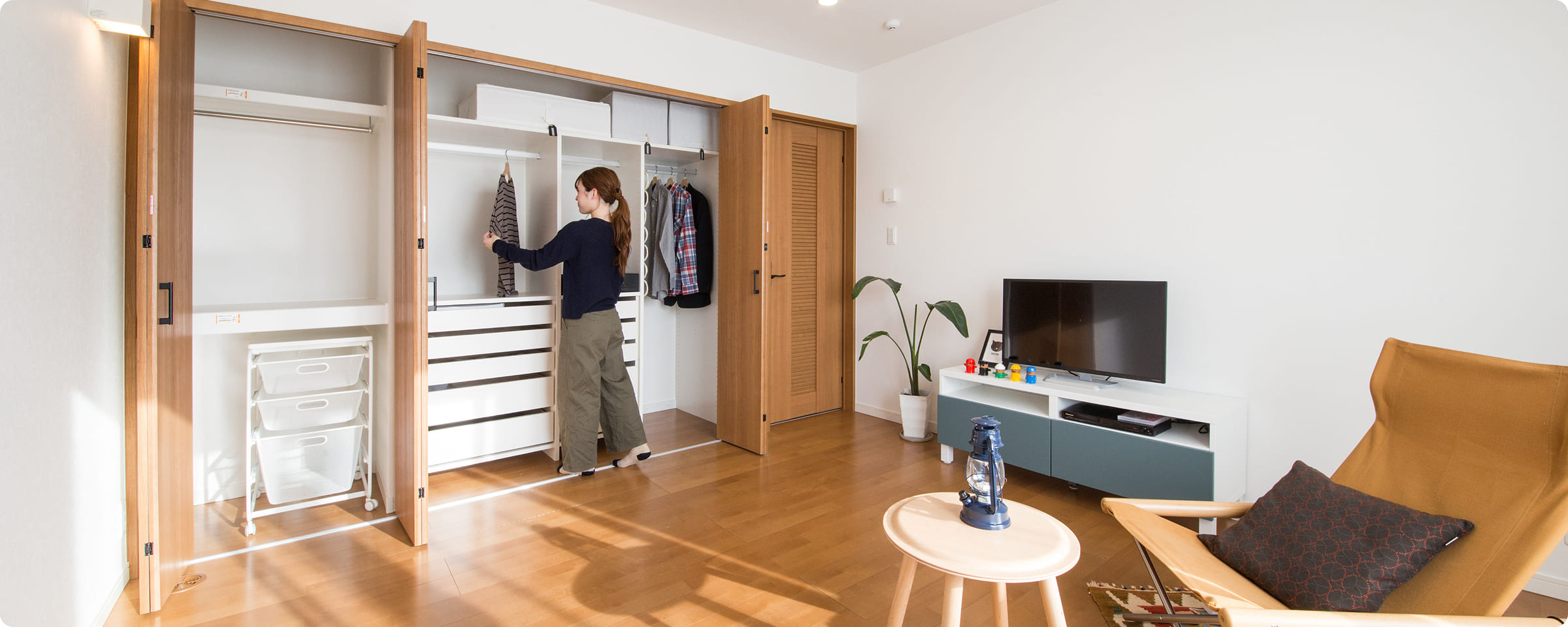 各お部屋の収納計画