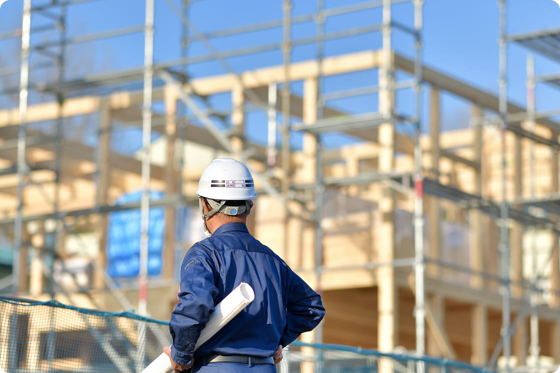 社長は大工出身。すべての現場を自ら確認。